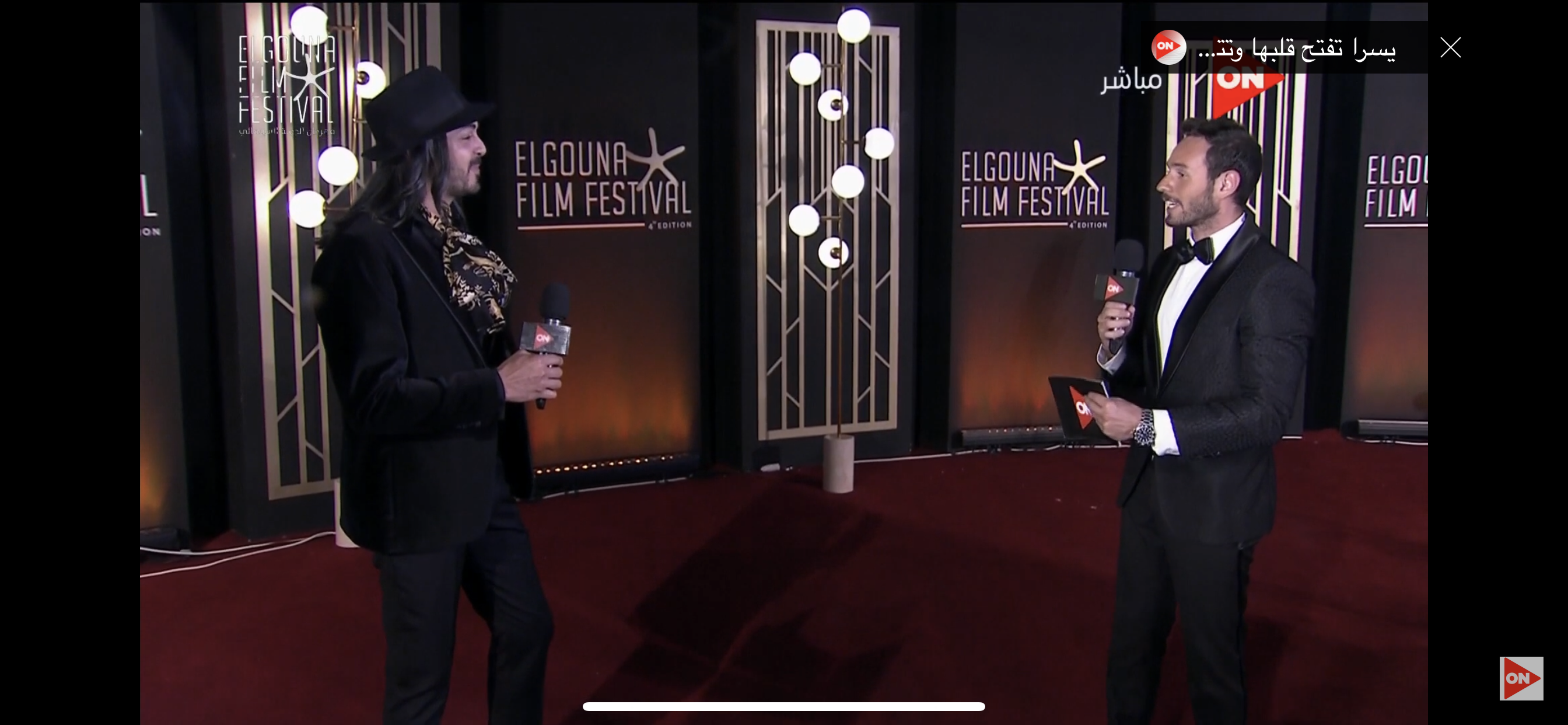 ‏لقاء مع الموسيقار مصطفى الحلواني ‏من على السجادة الحمراء مهرجان الجونة السينمائي